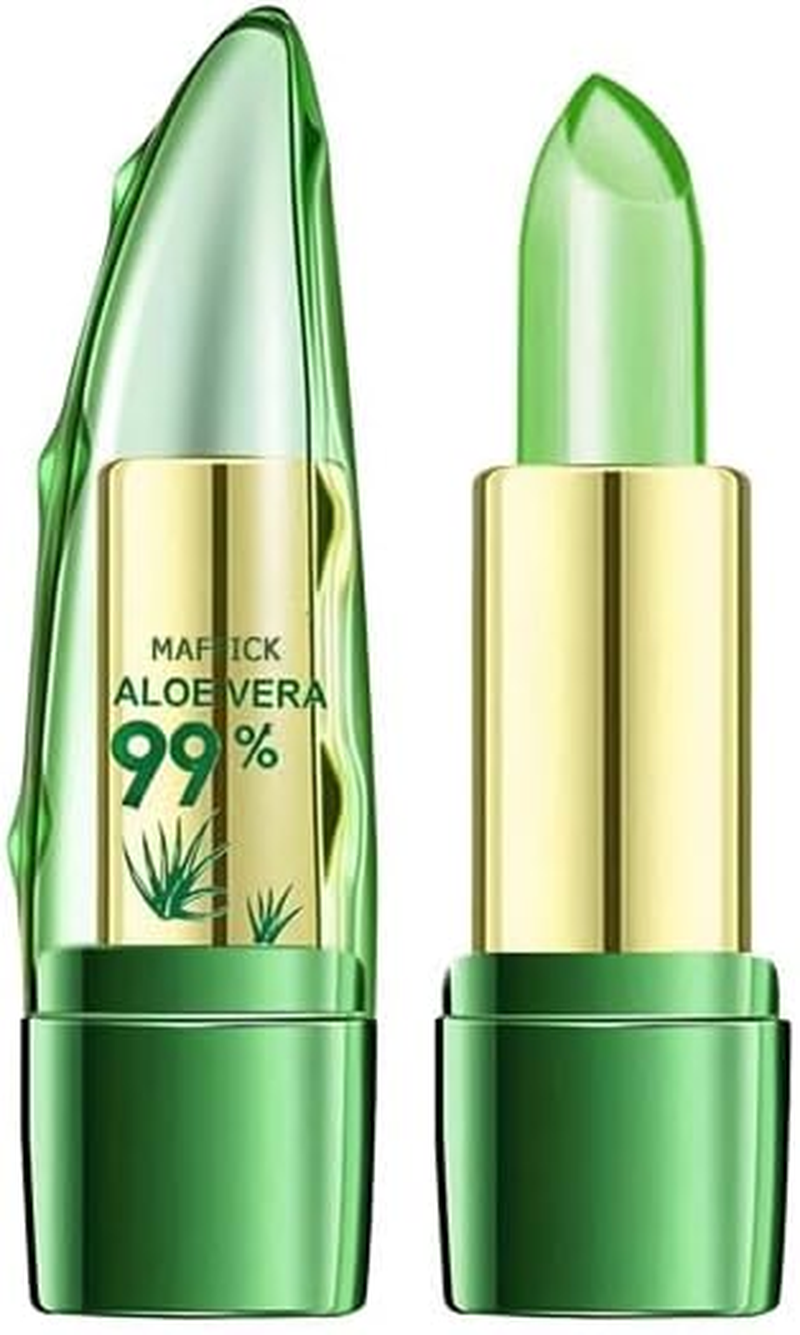 Maffick Aloe Vera Color Changing Lipstick Long Lasting Color Rendering Moisturize Lips (01) image number 5