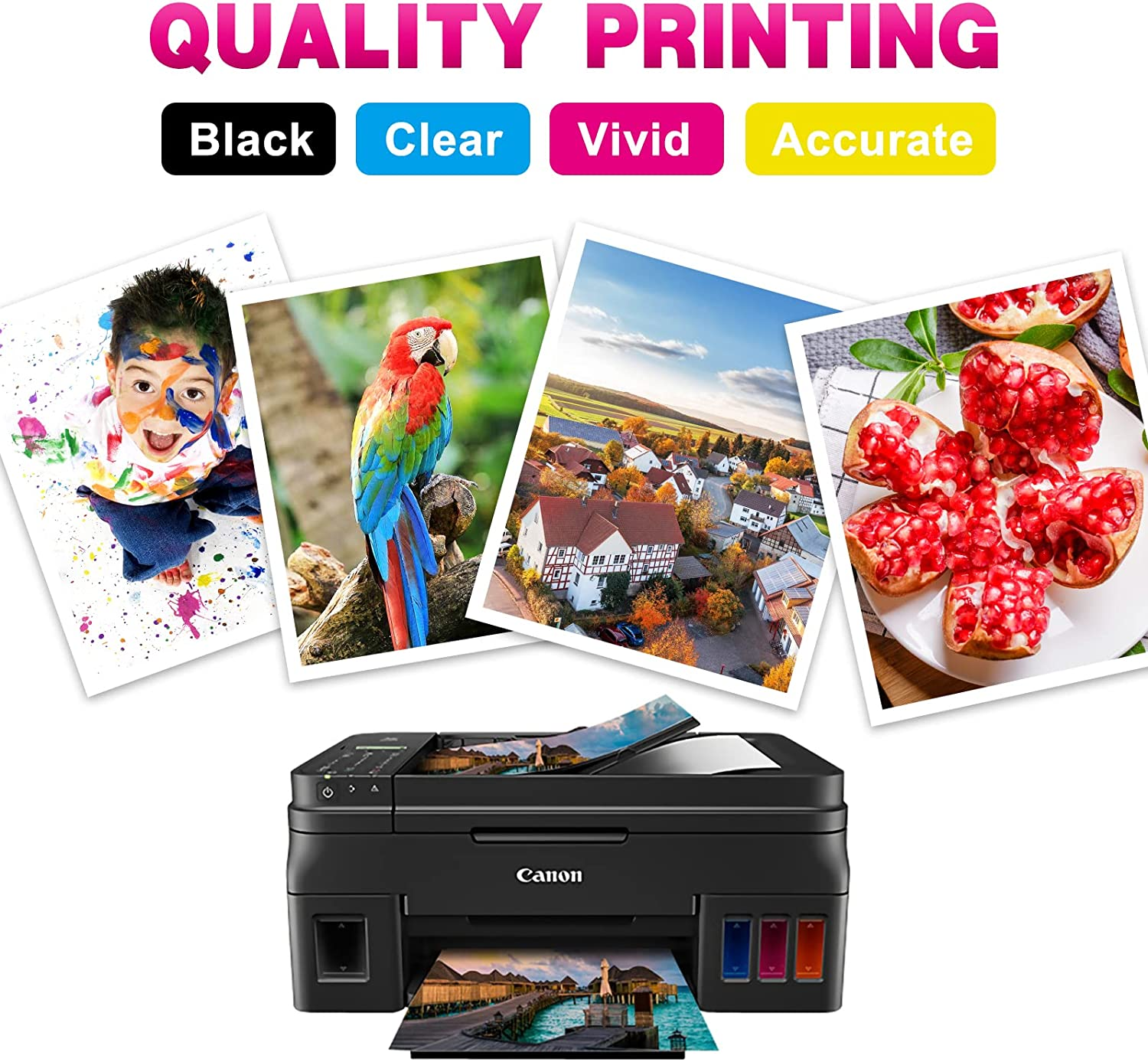 Greenark Compatible Canon 680 Ink Cartridge Replacement PGI-680XXL for Canon PIXMA TR7560 TR8560 TS6160 TS6260 TS8160 TS8260 TS9160 TS9560 TS706 Printer (2 Black) image number 3