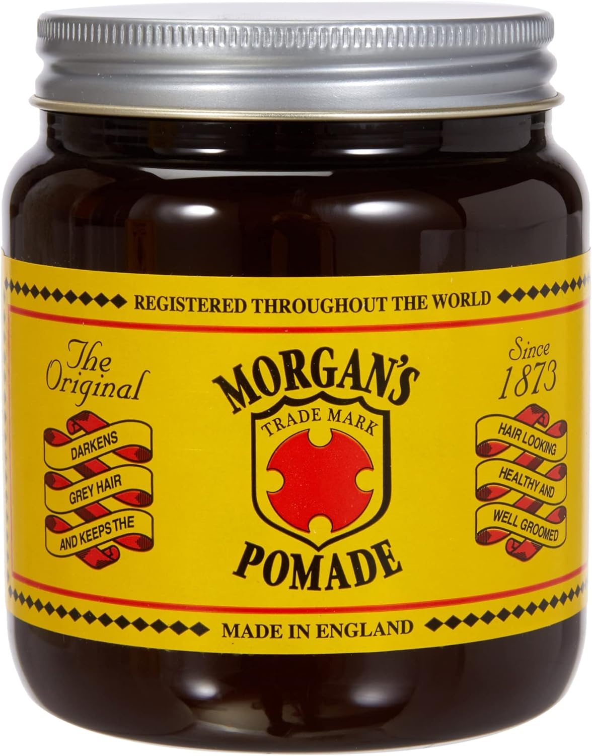 Morgan Pomade Amber Jar, 0.44 Pound image number 3