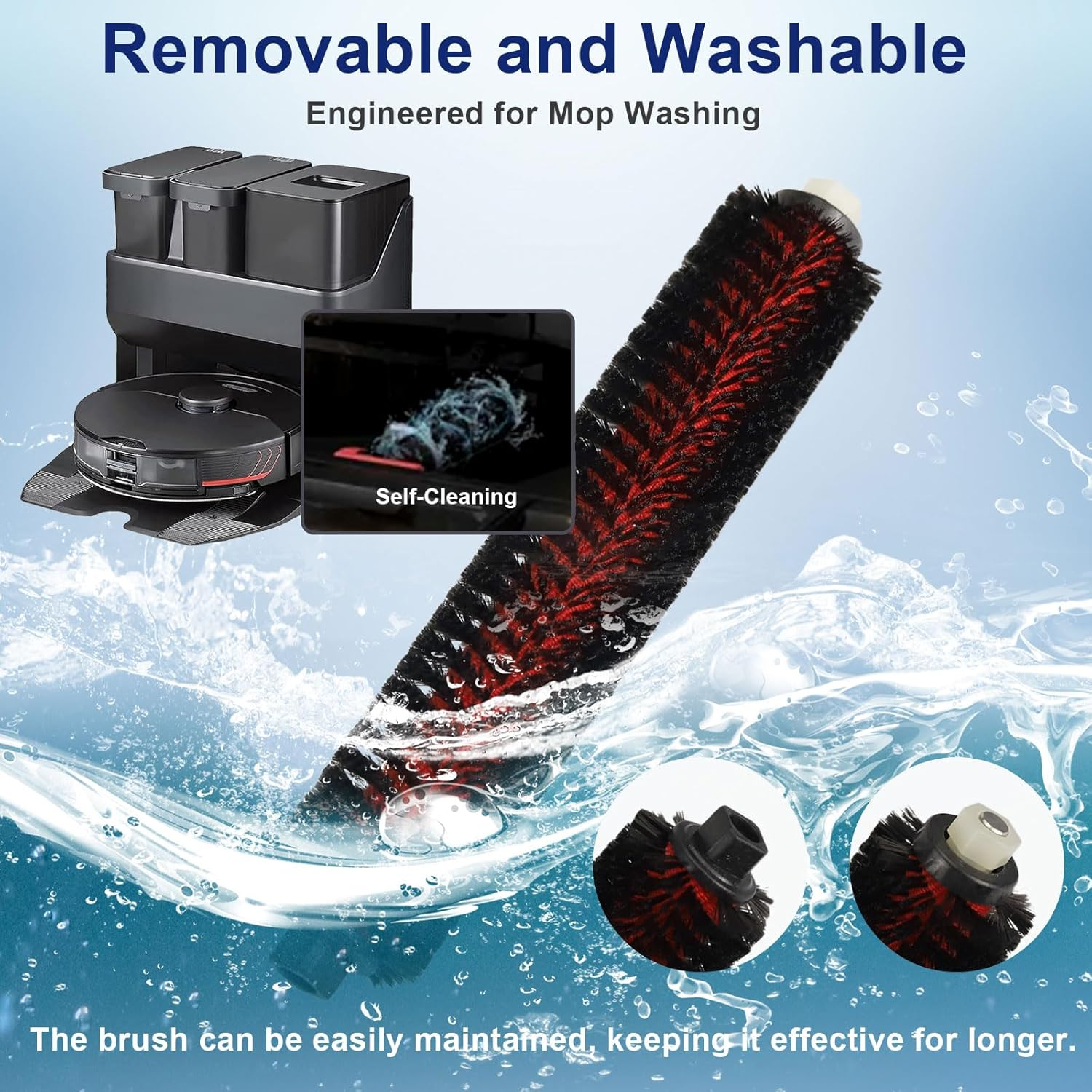 Feilifan Accessories Kit for Roborock S7 Maxv Ultra/ S7 Max Ultra Robot Vacuum Cleaner, 25 Pcs image number 3