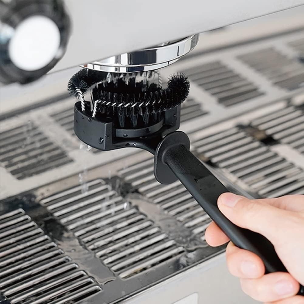 Watchget Espresso Coffee Machine Cleaning Brush with Detachable 360&deg; Nylon Bristles - Group Head Cleaning Tool V2 58Mm image number 3