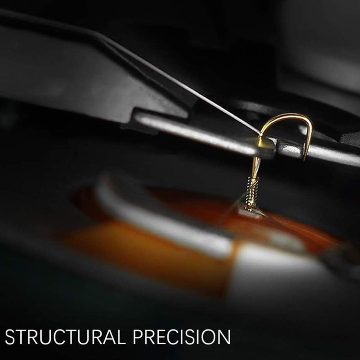 AIMALL Electric Automatic Fishing Hook Tier, Fast Hook Tying Tool for Anglers, Compact and Portable Tackle Accessory, 3.3In X 2.56In X 0.69In image number 4