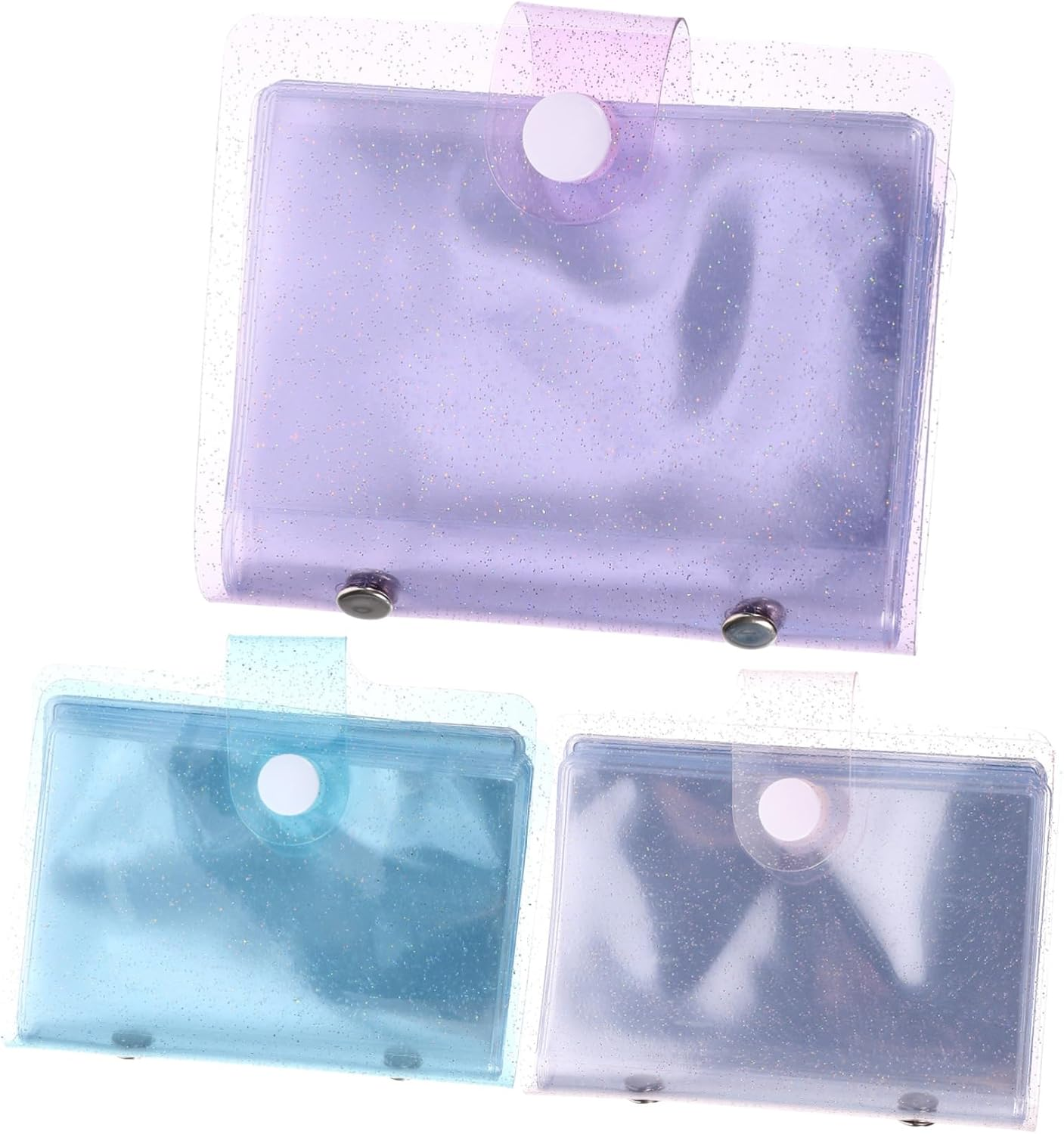 PRETYZOOM 3Pcs Mini Photo Album Book Card Binder for Postcards Diy Home Picture Holder Unique Photo Album for Collections