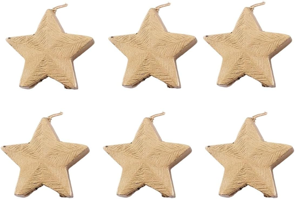 Shisei 106498 Fibre Stella Candles Small Size Interior Atmosphere Lighting Gold (W5Xd2Xh5Cm)