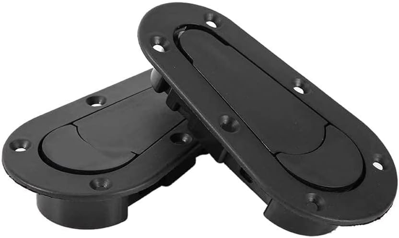 2Pcs Flush Mount Bonnet Pins Locking Generation Car Flush Hood Latch Pin Kit image number 2