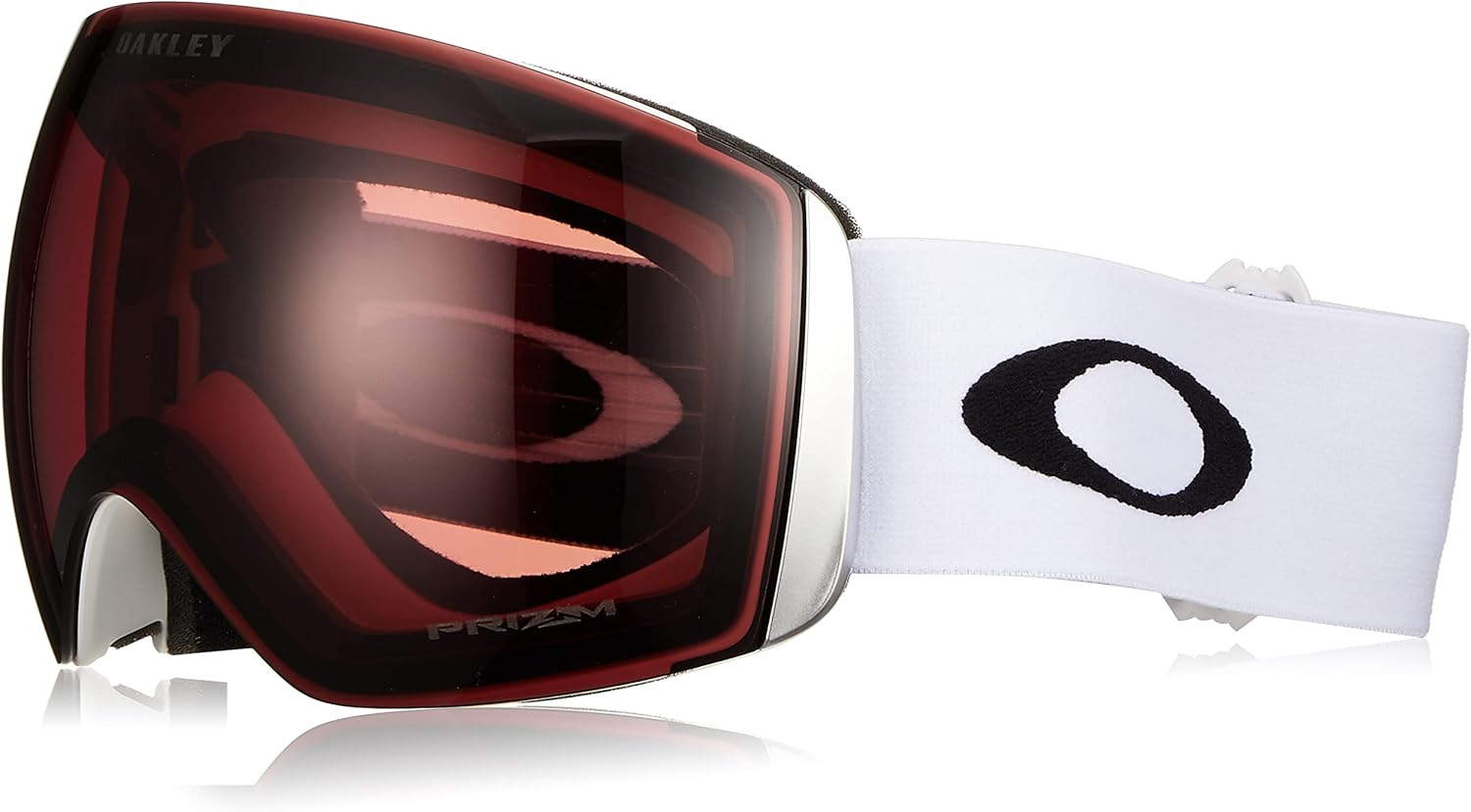 Oakley FLIGHT DECK L Unisex Adult Goggles - Matte Black Strap/Prizm Snow Garnet Lens image number 4
