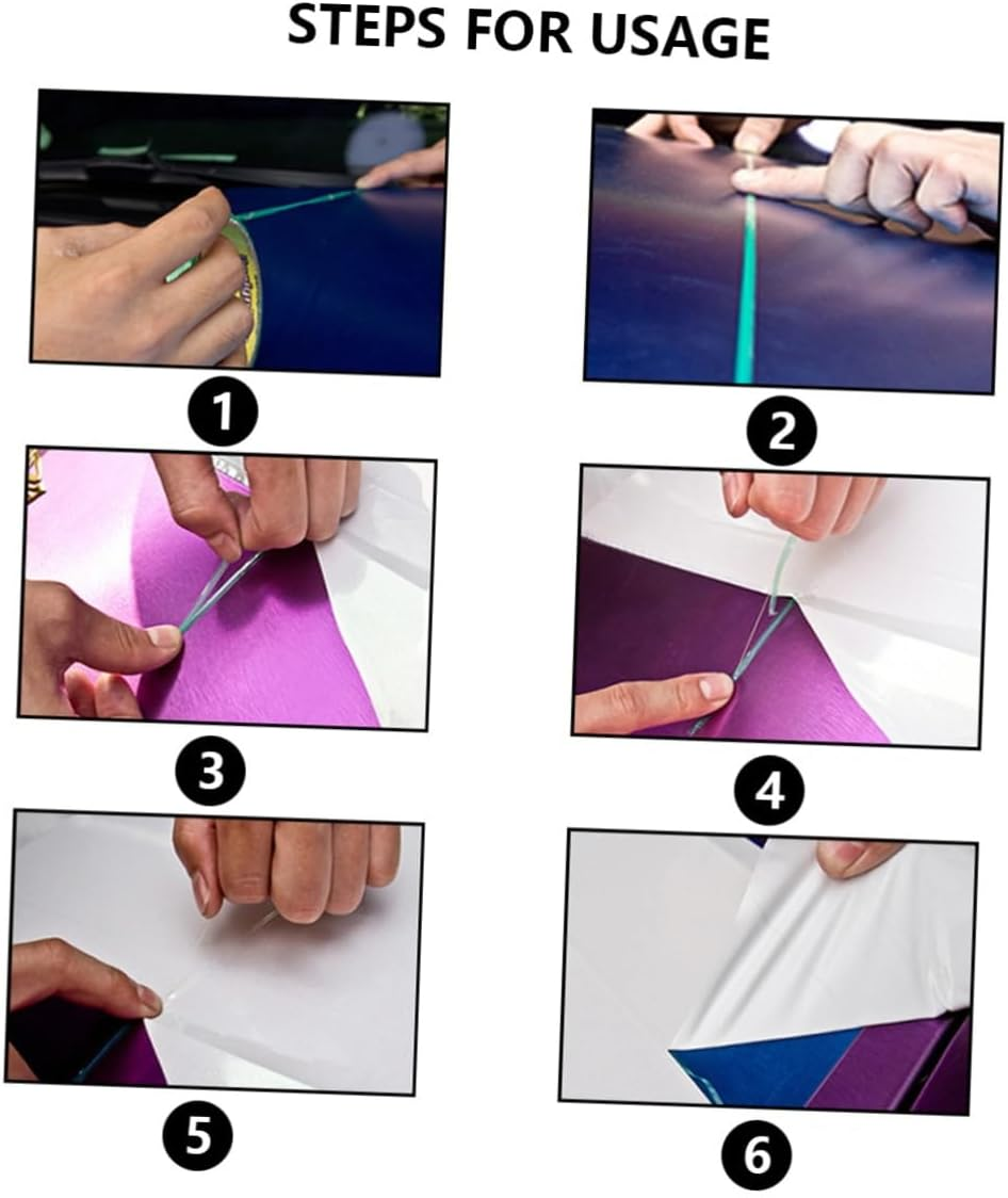 Car Film Cutter Tool Traceless Cutting Tape for Vehicle Wraps No Residue Safe to Use Material for Car Body Styling image number 5