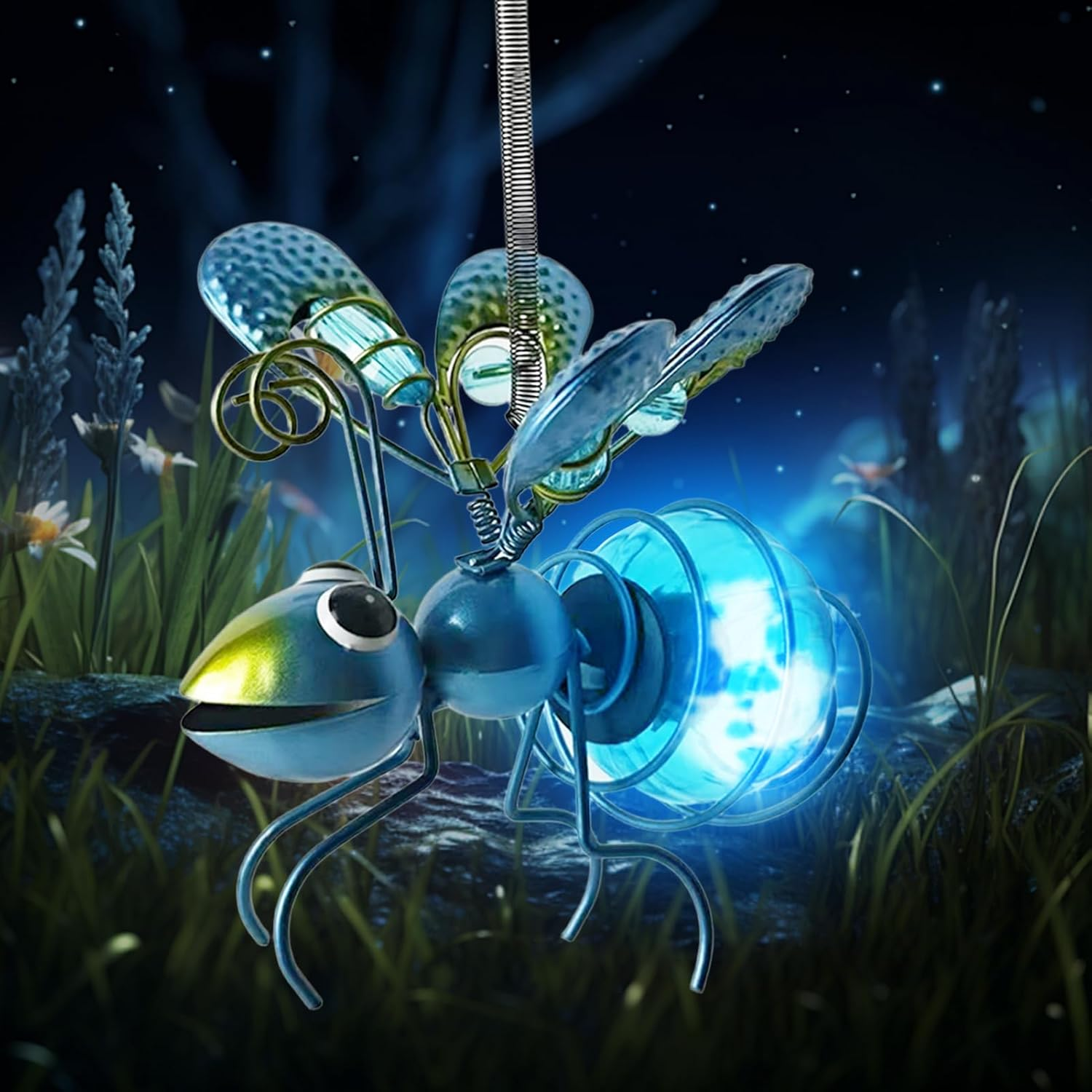 Lets Joy Garden Decoration Fairy Lights, Solar Powered Garden Decoration Bee, Solar Lights Outdoor Garden, Solar Lights for Outdoors, Fairytale Garden Light, Hanging Patio Garden Craft Decoration