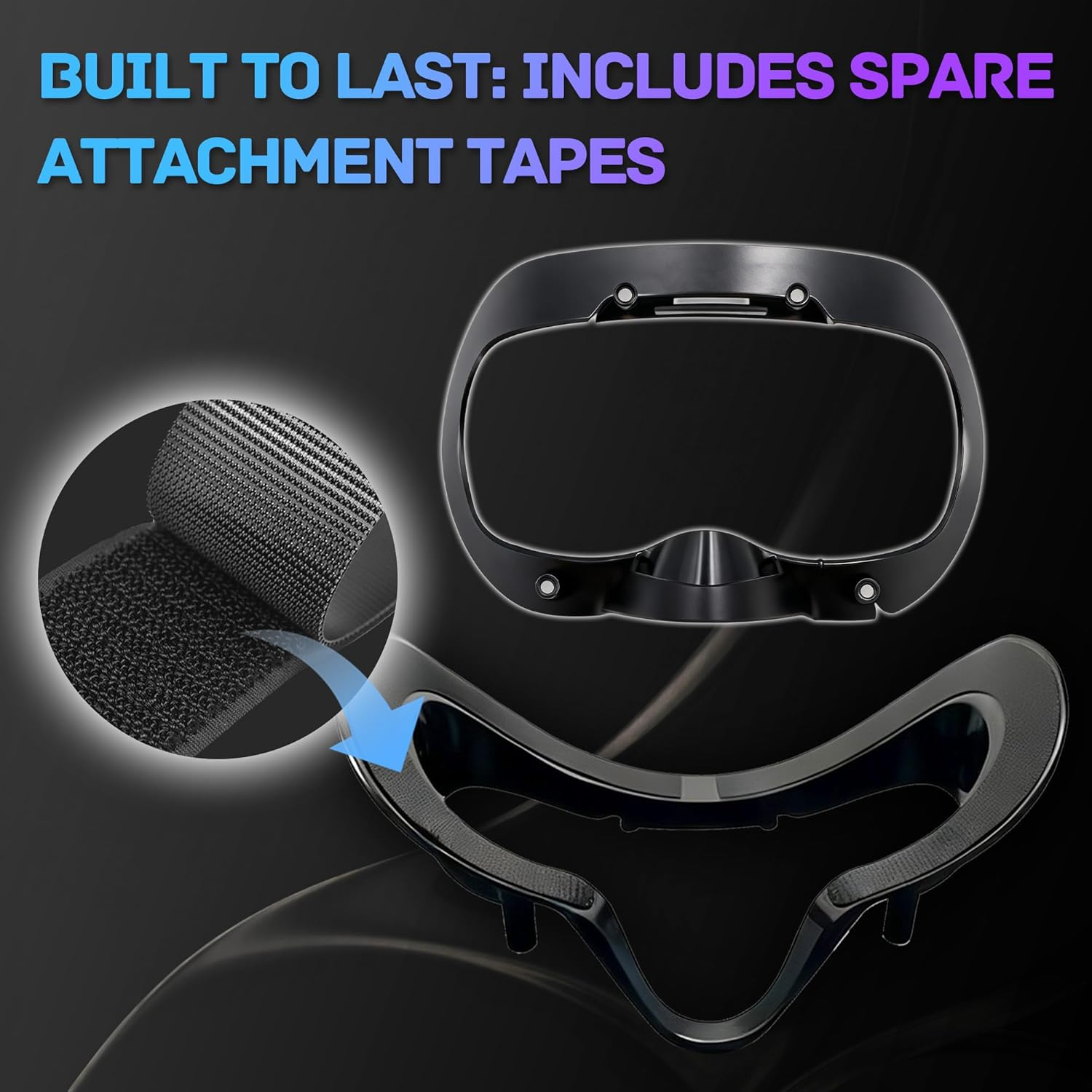 Valve Index Face Gasket Complete Ice Silk Washable Hygienic VR Cover for Valve Index Headset,Magnetic Bracket 2X Silk Ice Foam Pads Lens Cover Nose Pad 4 Thumbstick Caps 2 Cloths 2 Spare Tapes image number 4