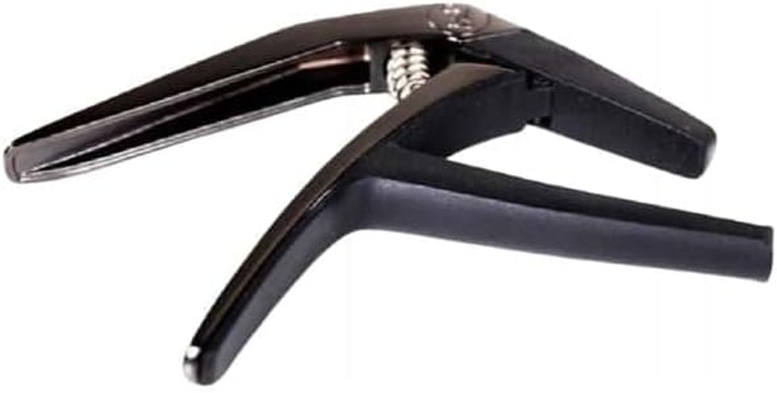 Enya Ukulele Capo Silver Suits Soprano, Concert and Tenor Ukes Spring Mechanism image number 1