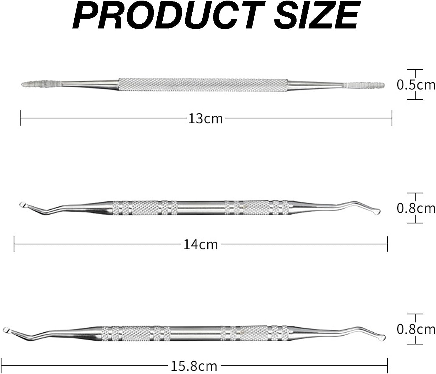3 Pieces Ingrown Toenails Set Professional Nail Care Ingrown Toenails File & Lifter Kit Pre Stainless Steel Manicure & Pedicure Set Nail File and Ingrown Toenail Tool