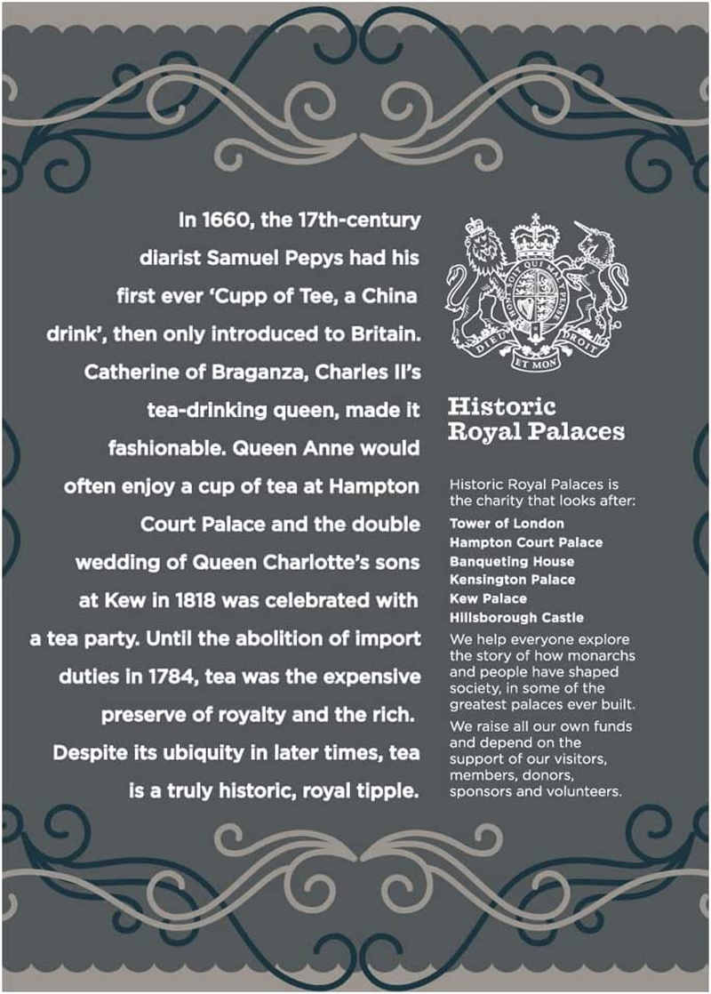 Harney & Sons Victorian London Fog Herbal Tea Historic Royal Palaces Tin of 30 Sachets