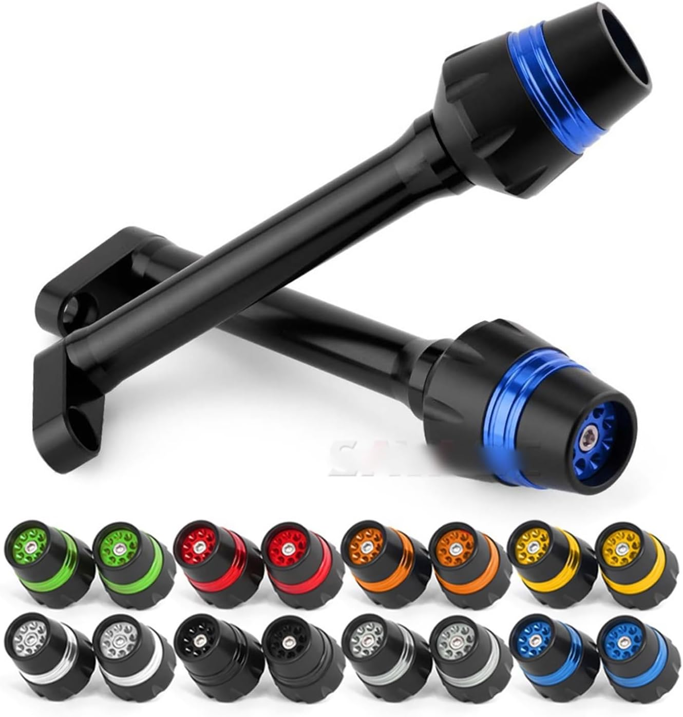 Motorbike Frame Sliders for Y┐AMAHA YZF R15 V3 2018-2021 Frame Sliders Crash Protector Motorcycles Modified Parts Falling Protection Moto Accessories (Color : Black) image number 2