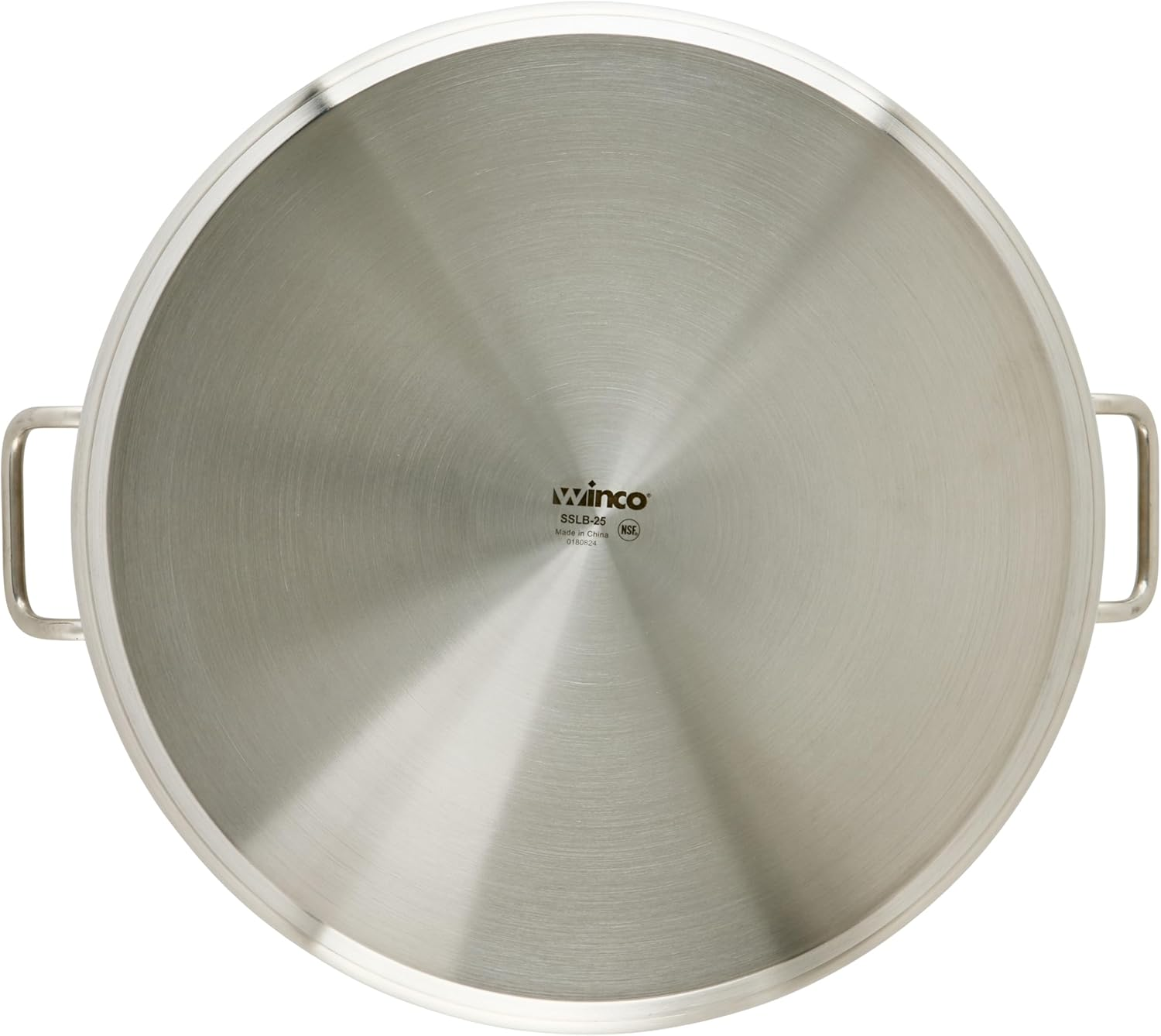 Winware - Stainless Steel 25 Quart Brasier with Cover