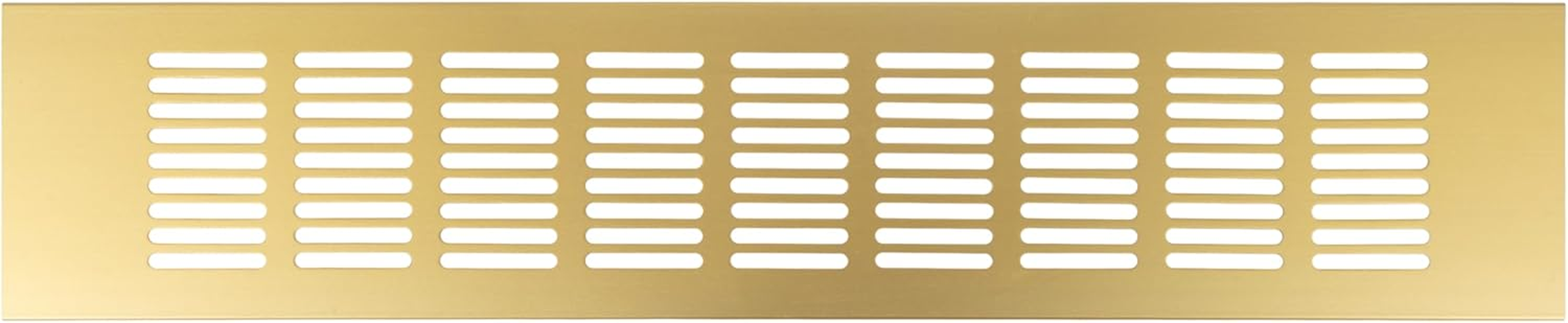 Repa Market Designer Ventilation Grille Gold 400 X 80Mm (Frame Size)&ndash; Decorative Aluminum Air Vent Cover for Cabinet, Door, Floor &ndash; Elegant Furniture Vent Register &ndash; Modern Air Return Grille image number 6