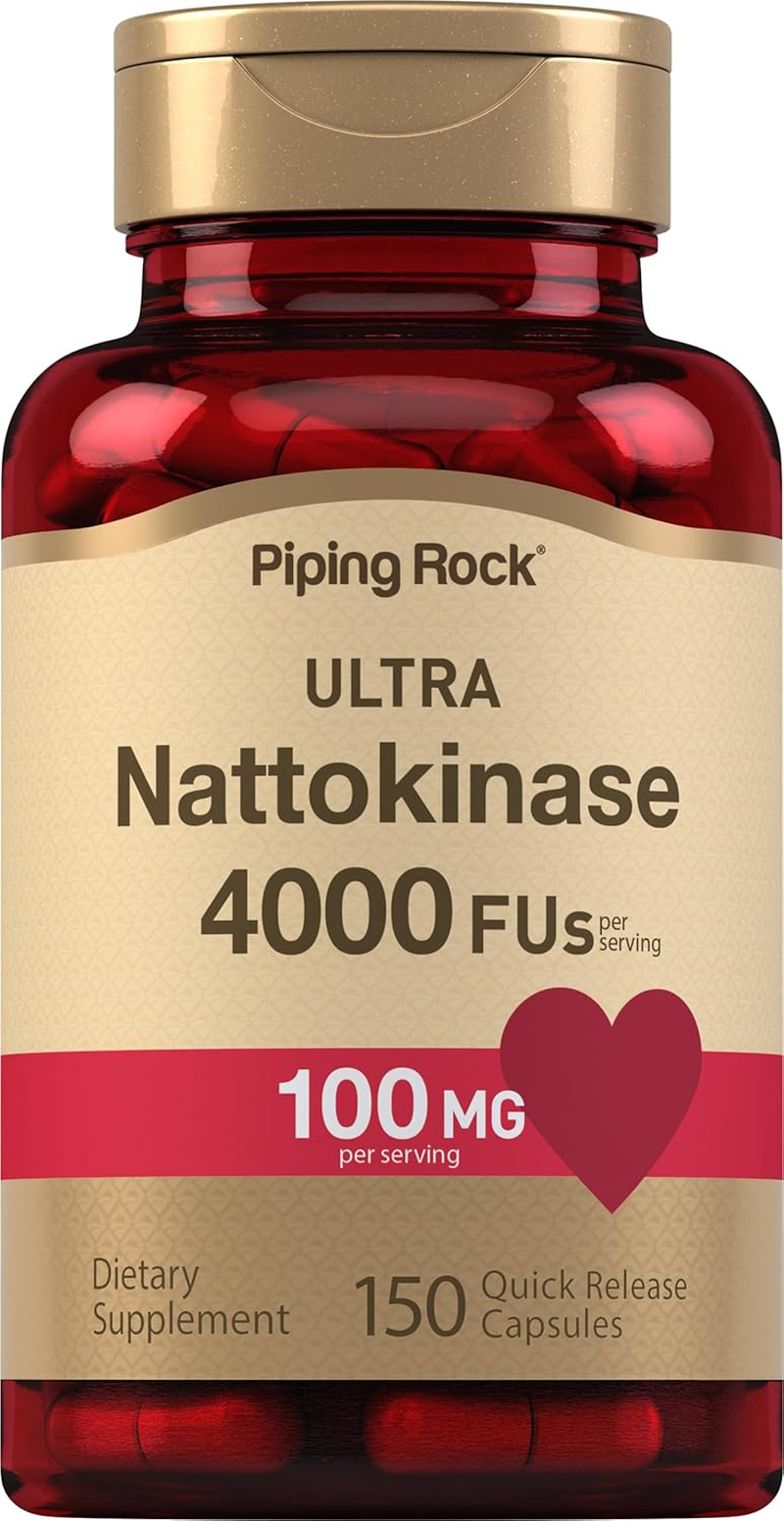 Piping Rock Nattokinase 4000 FU | 150 Capsules | 200Mg Supplement | Non-Gmo, Gluten Free image number 4
