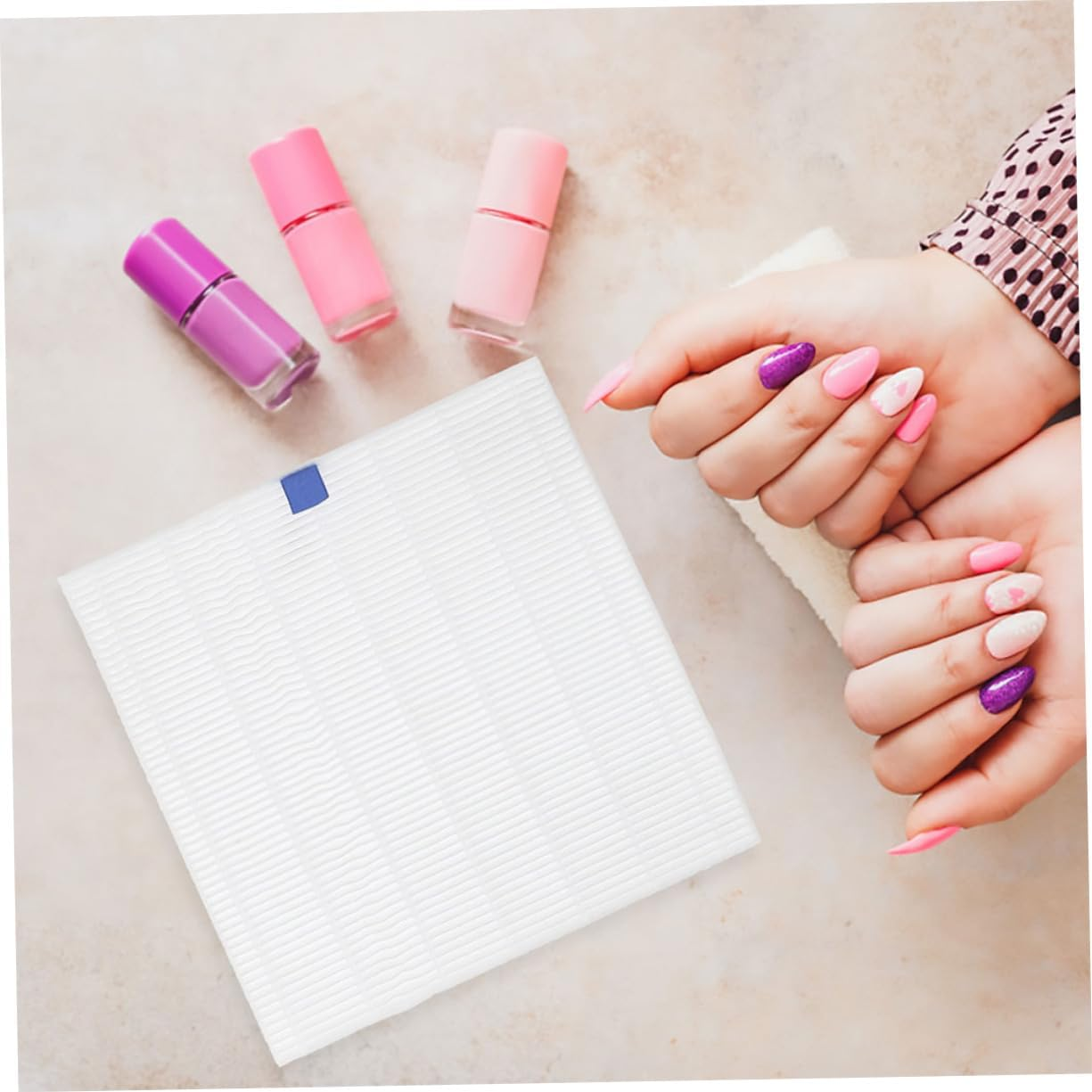 SAFIGLE Portable Nail Collector Sheets Nail Dusting Collector for Replacement Filter for Manicure Use image number 5