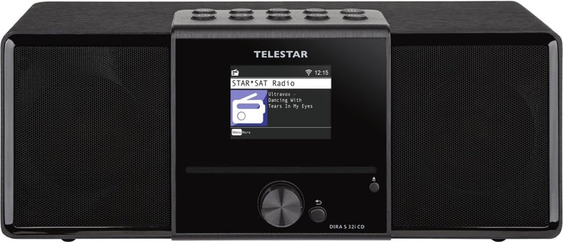 TELESTAR DIRA S 32I CD - Internet Radio/Dab+ Radio (Stereo, CD Player, Streaming Services, USB Recording, Bluetooth Transmission and Receive Function) - Black