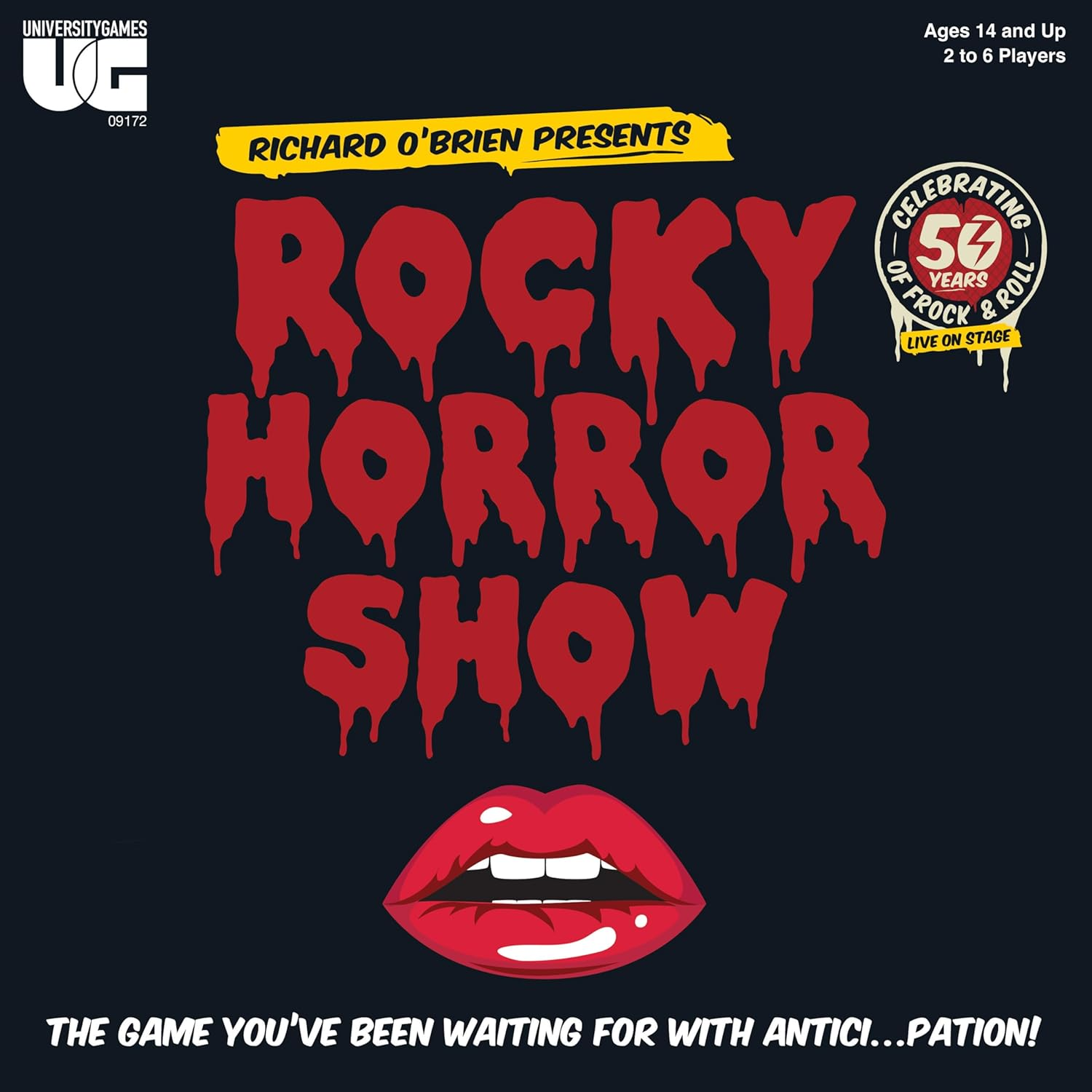 University Games Rocky Horror Show Board Game &ndash; 50Th Anniversary Edition, Immersive Interactive Party Game, Iconic Characters, Musical Fun, Ages 12+ image number 3