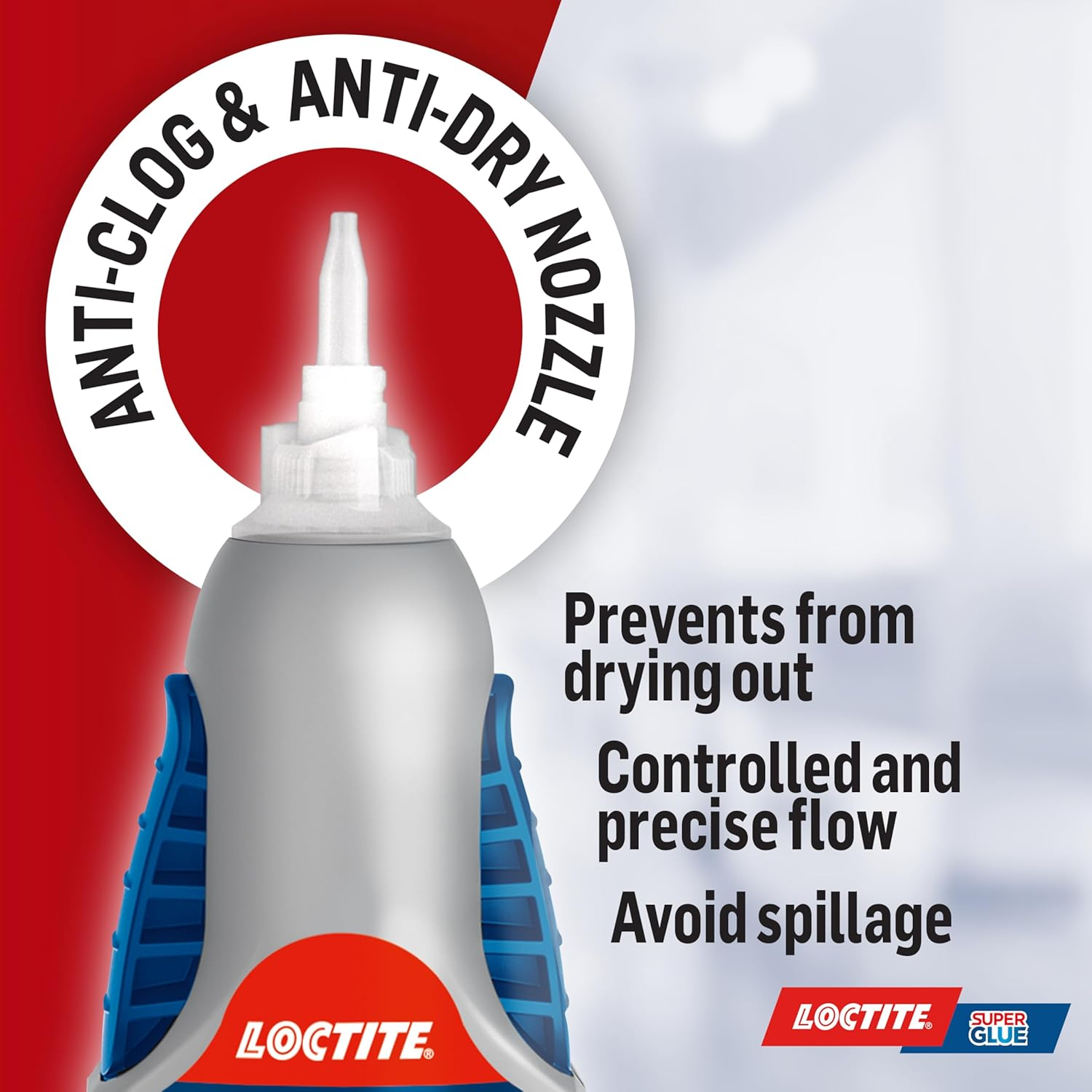 Loctite Super Glue Control, Strong Superglue with Shock- and Dishwasher-Proof for Multi-Applications, Clear Glue Precision Application with Control Bottle image number 2