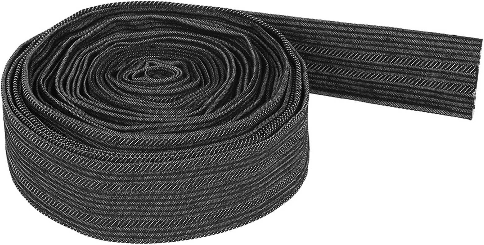 EVTSCAN Cable Sleeves,7.5M Denim Protective Sleeve Sheath Cable Cover for Welding Torch Hydraulic Hose