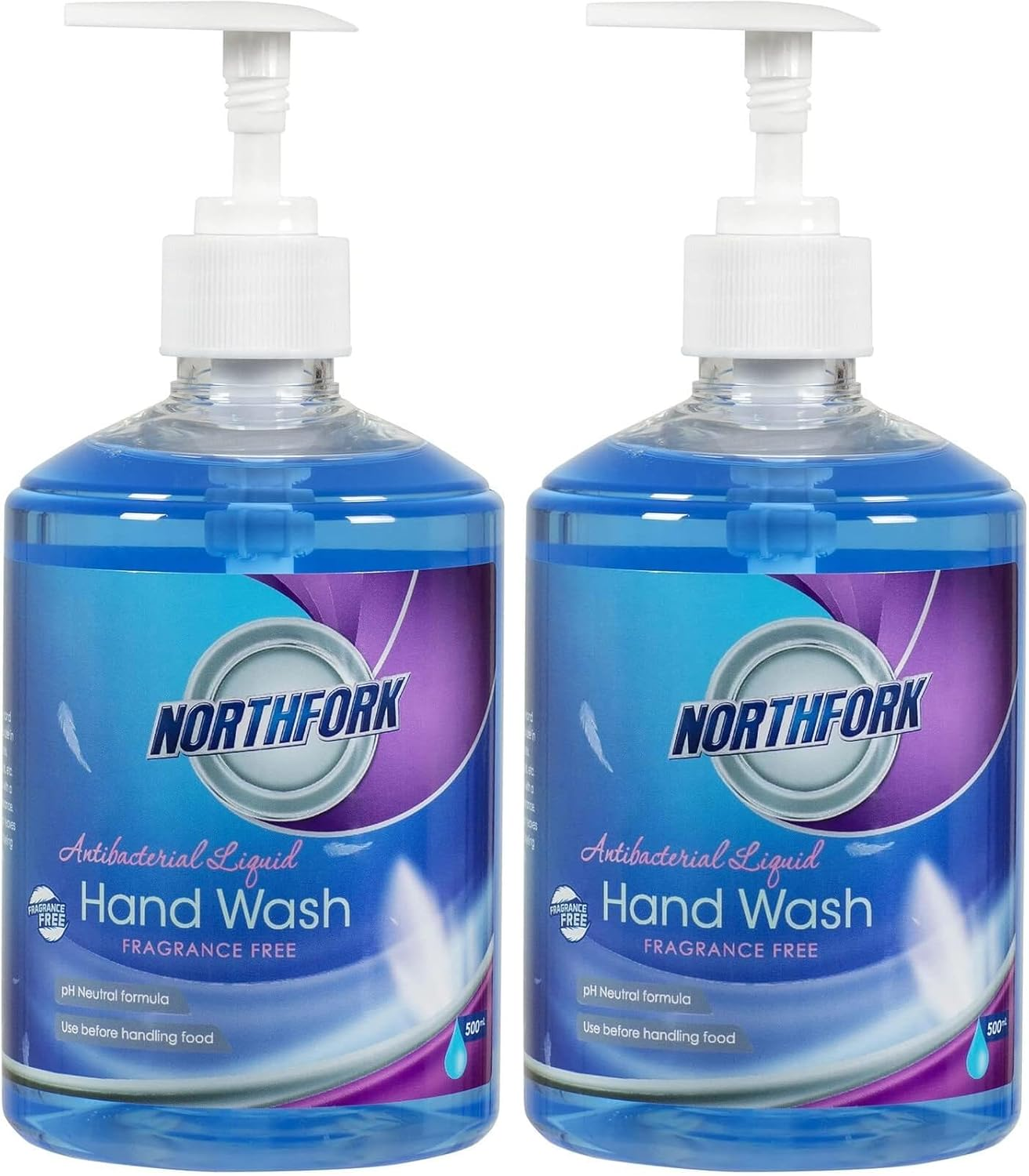 Northfork Antibacterial Liquid Hand Wash, 500 Ml (Pack of 2) image number 1