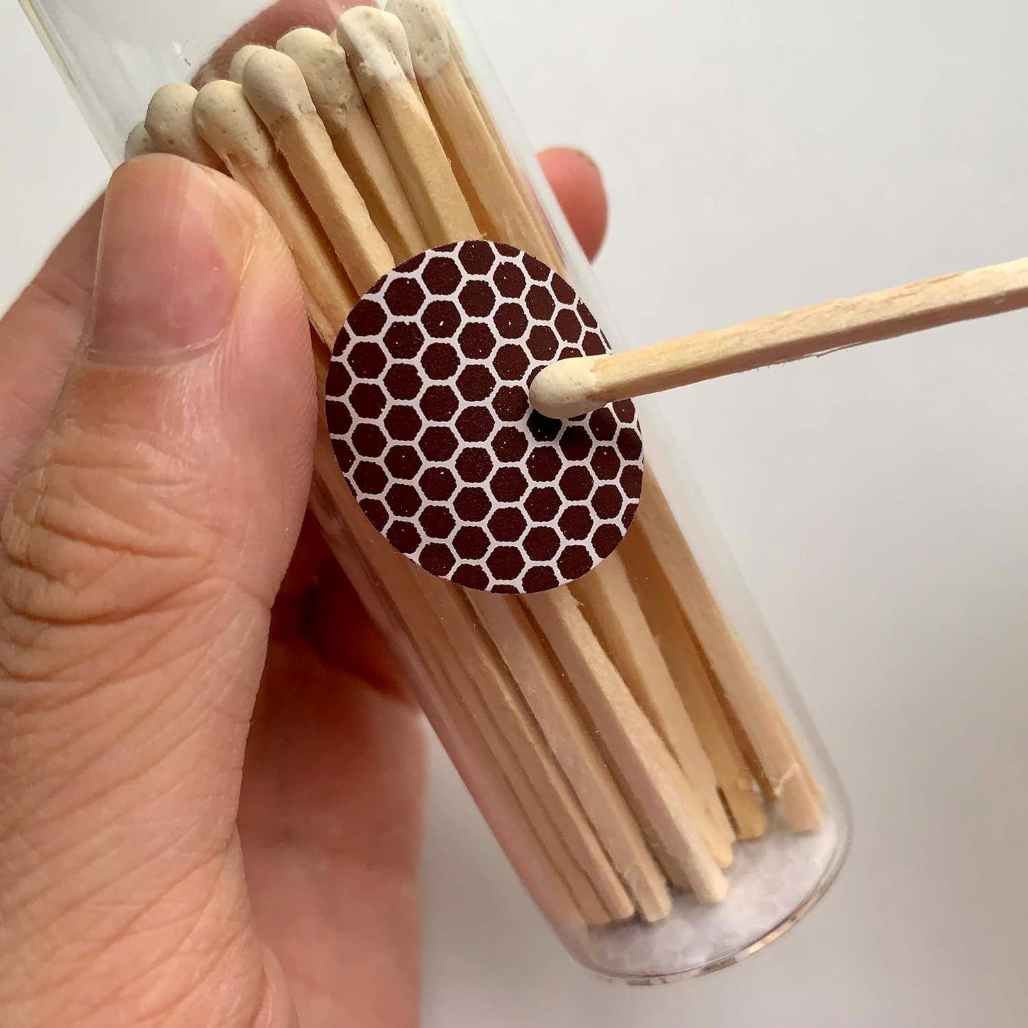 Match Striker Paper with Self-Adhesive Honeycomb Pattern 1 Inch Circle 20 PCS (25Mm Circle) image number 2