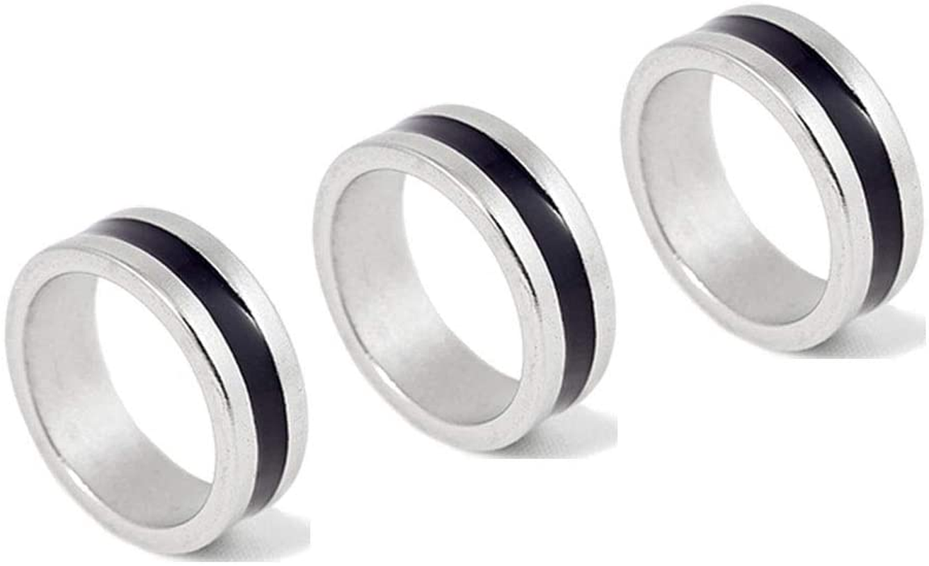 GBSTORE 3 Pcs Different Size Strong Magnetic Ring PK Magic Tricks Pro Magic Props image number 4