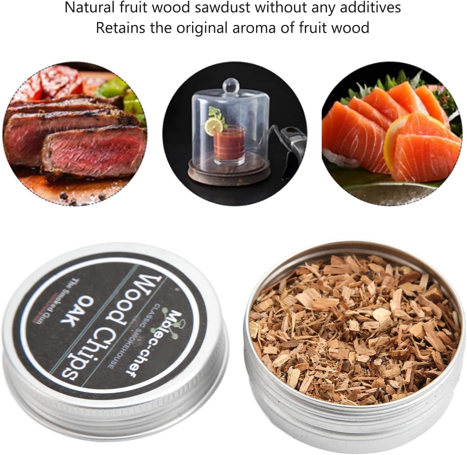 Wood Chips for Smoking Variety Pack - Wood Chips for Grill - 8 Flavors - Great for Smoking Beef, Pork, Chicken, Fish - Ideal for Cocktails and Whisky