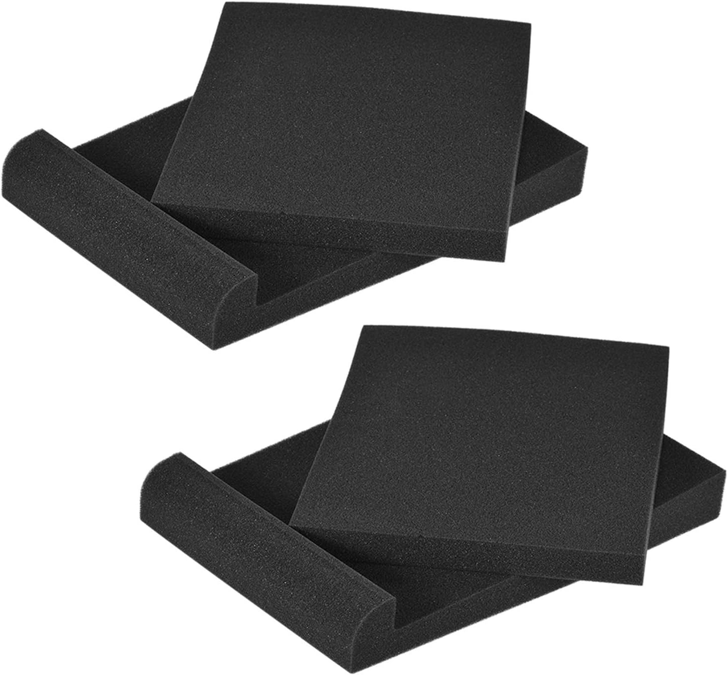 Daseeme 2 - Pack Acoustic Studio Monitor Speaker Isolation Foam Pads for Vibration Isolation and Resonance Reduction, 11"X7.4" image number 3