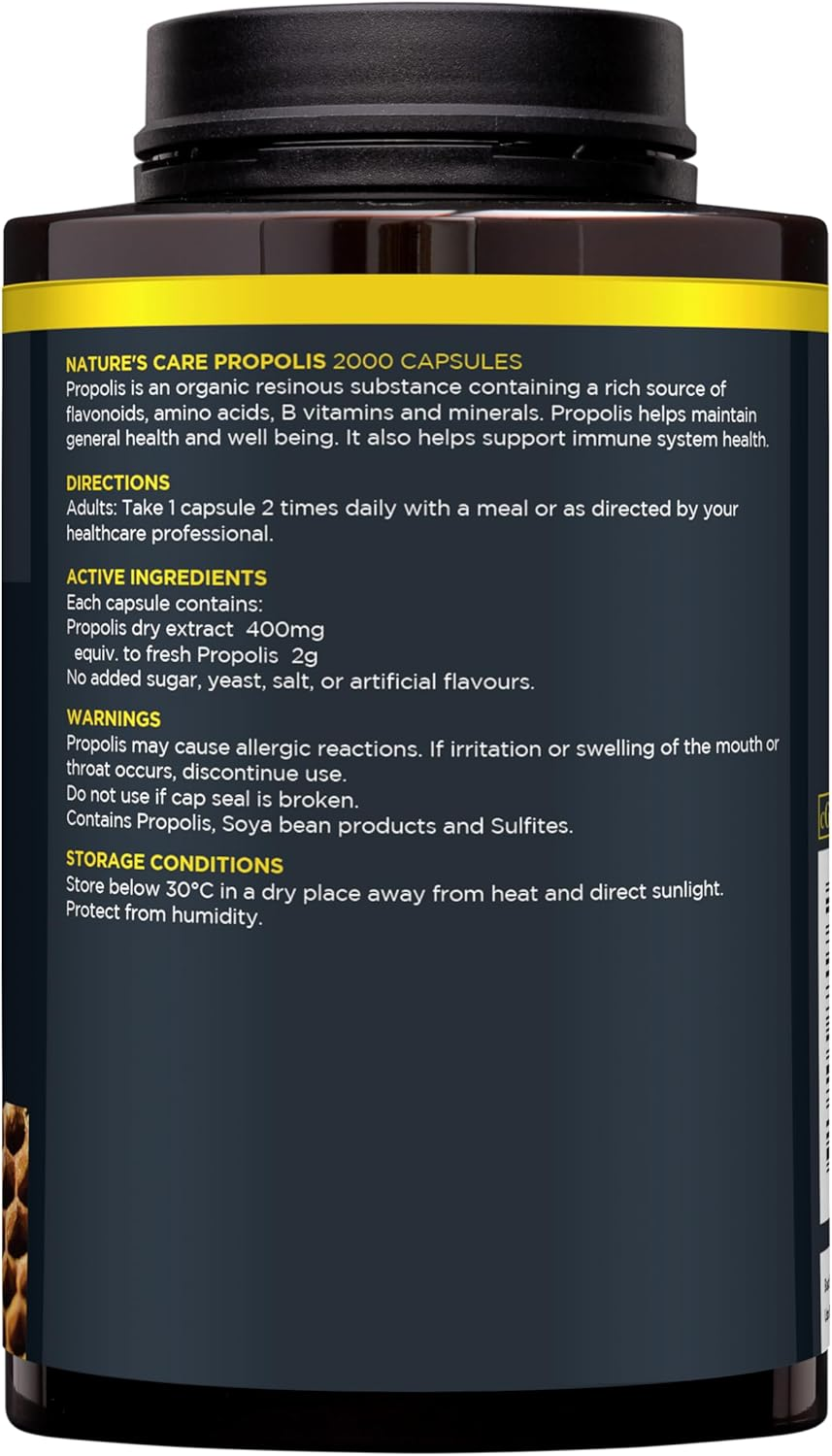 Nature'S Care Pro Propolis 2000 180 Capsules image number 2