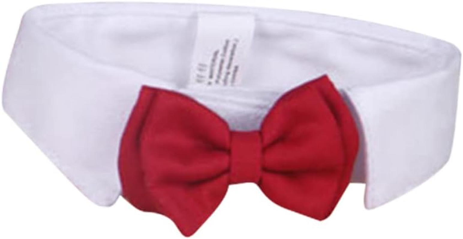 Ipetboom Pet Bowknot Collar Cat Cotton Tie for Daily Party Red Bow Tie Pet Supplies for Cat Accessories image number 4