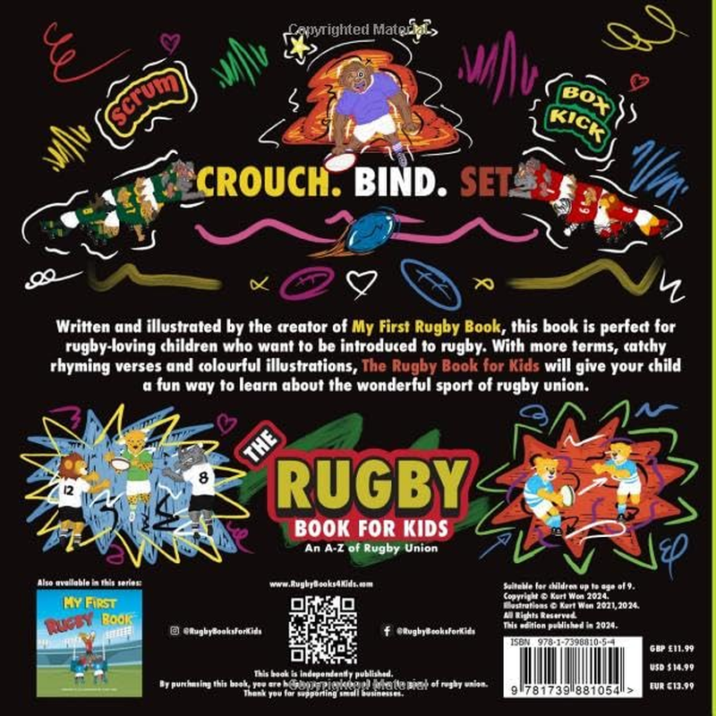 The Rugby Book for Kids: an A-Z of Rugby Union image number 1