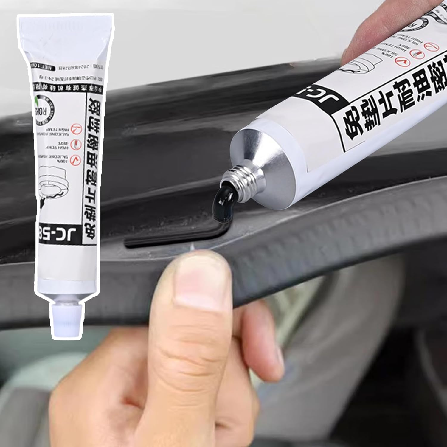 Gasket Sealant | Car Oil Resistant Silicone Gasket Maker | Leak-Proof Sealer Automotive Tools for Daily Care Maintenance Engine Exhaust Manifold Transmission Pan Gearbox image number 6