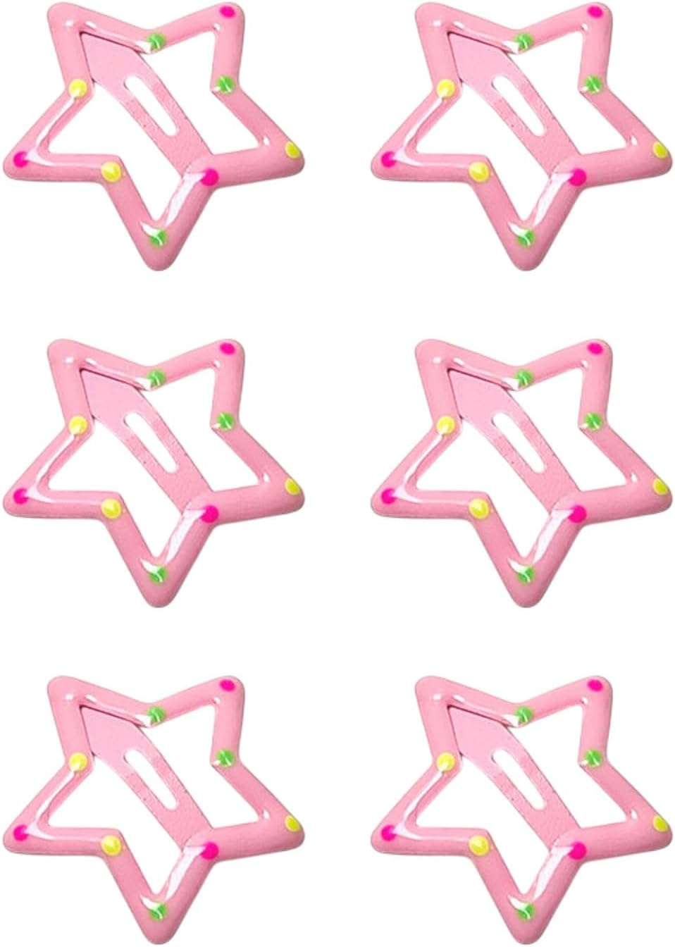 KGDUYC 5 Pieces Hair Clips Set, Star Hair Clips, Star Hair Clips, Star Hair Clips, Small Hair Clips for Girls and Women image number 1