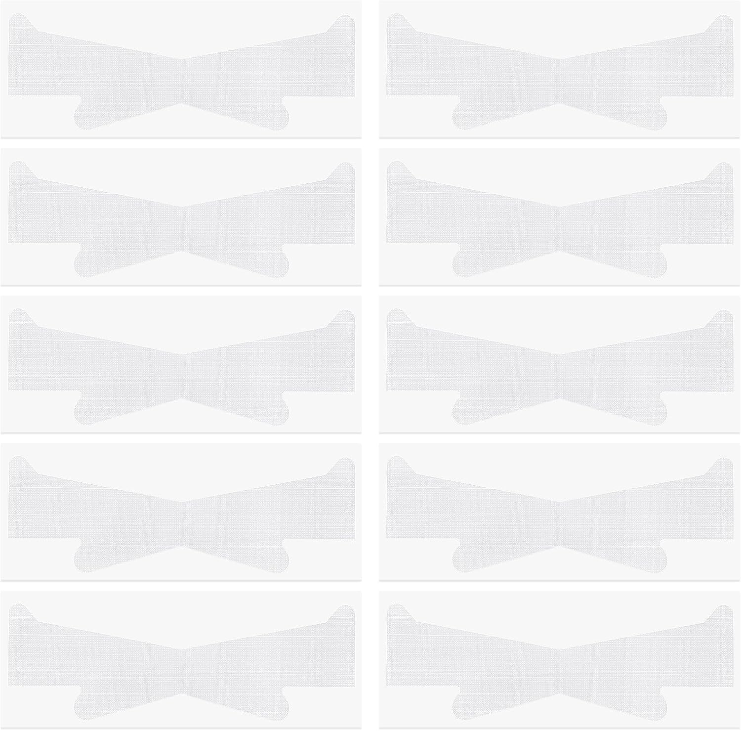 10 Pcs Tightening Bands Transparent Face Skin Tape anti Aging Safe Adhesive Elastic Neck Plaster Invisible Face Tightening Strip for Active Lifestyle