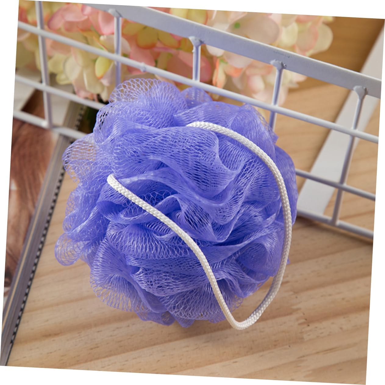 Outanaya 16Pcs Solid Mesh Body Scrubber for Gentle Exfoliation Cleansing Mixed Bath Sponge for Men Women image number 4