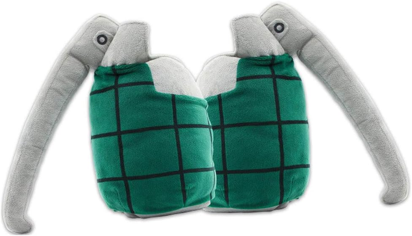 2Pcs Bakugou Katsuki Gauntlets Gloves Grenades Hands Stuffed Plush Pillows Toys