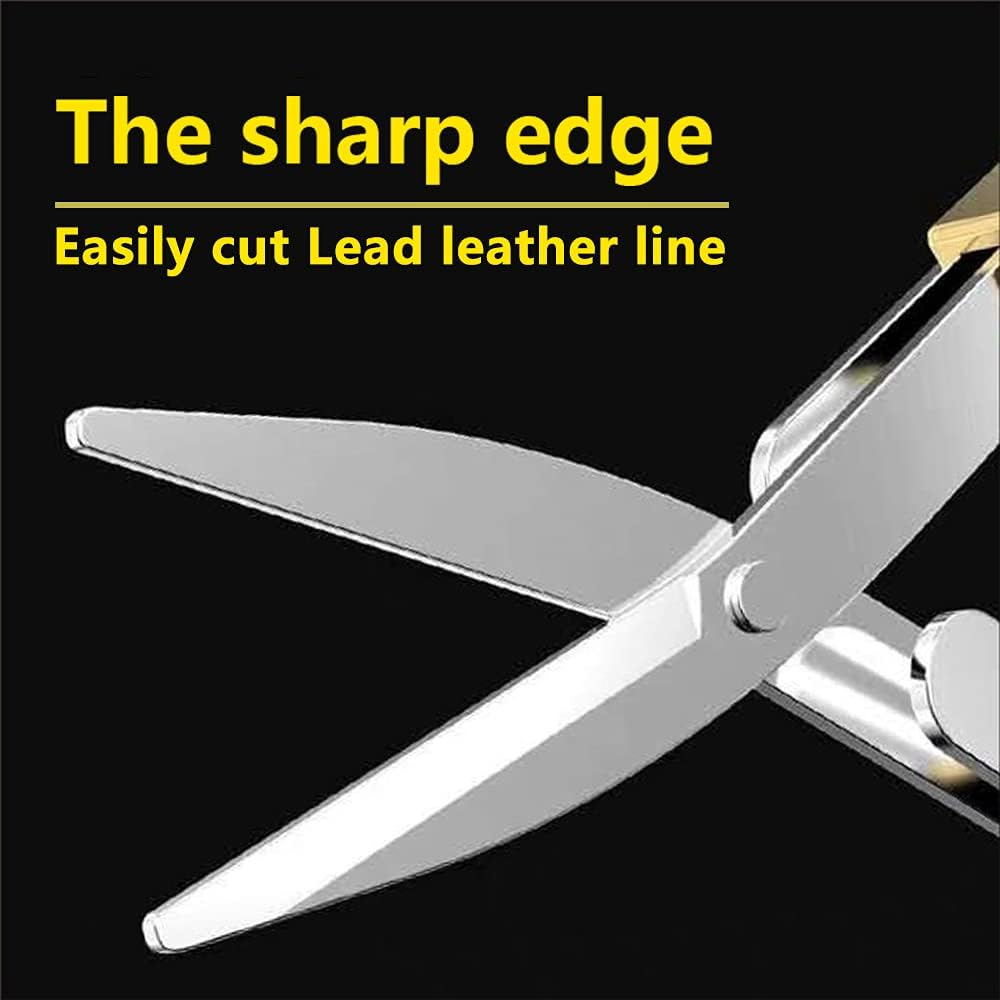 Haligily Folding Scissors, TSA Compliant and Portable, Compact, Safe Travel Scissors, Stainless Steel Retractable, 1 Pcs