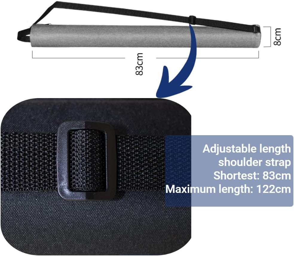 7-Can Golf Beer Cooler Sleeve, Insulated Leakproof Sling with Adjustable Shoulder Strap, Keeps Canned Beverages Cold