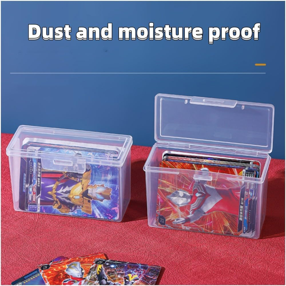 DACUAN 8 Boxes Poker Storage Box, Clear Game Card Case, image number 6