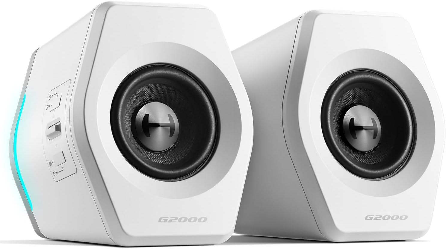 Edifier G2000 32W Computer Speaker, PC Gaming Speaker for Desktop with Subout Port, Hi-Fi Sound, EQ Mode, Bluetooth 5.1, USB, 3.5Mm Aux Inputs, RGB Lights - Black