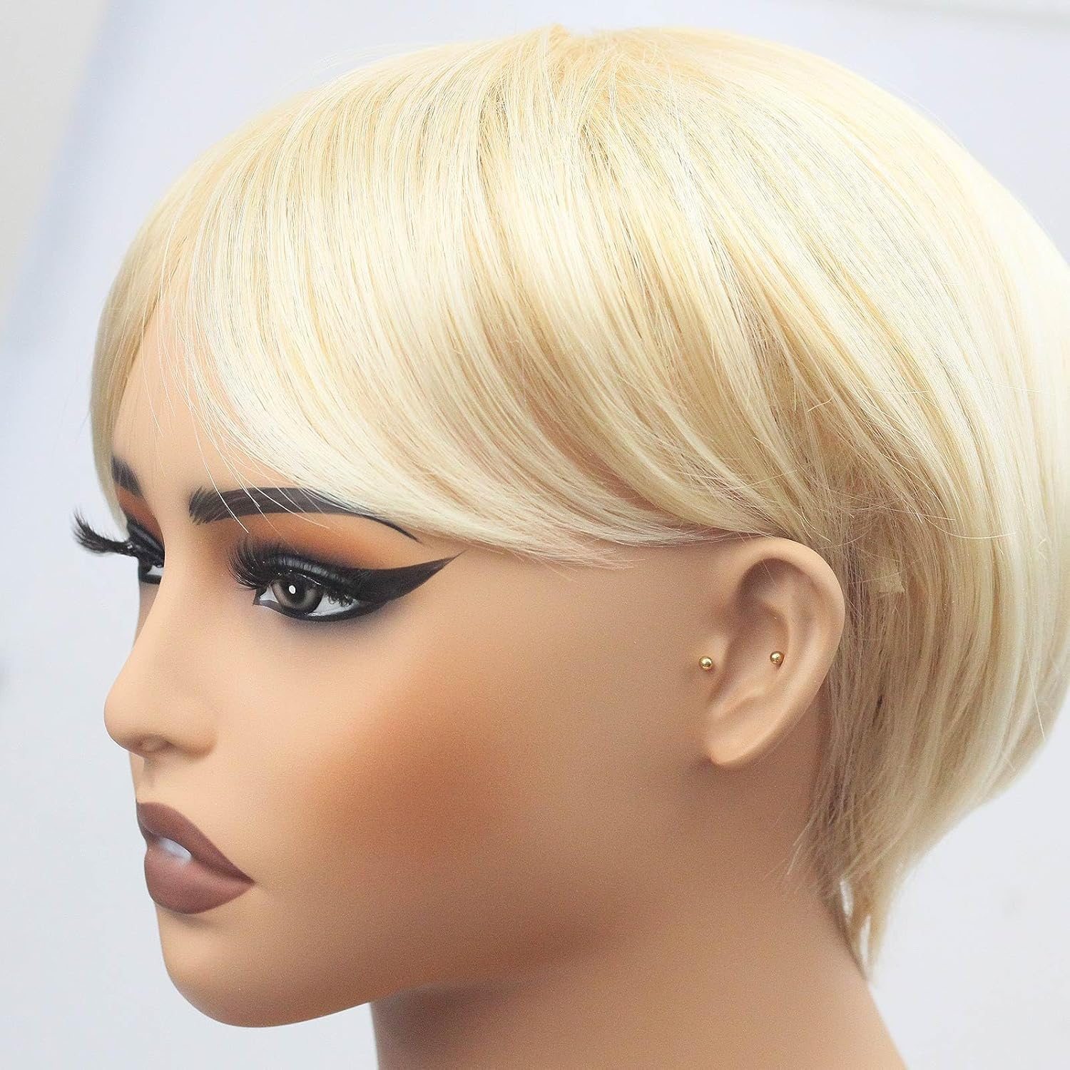 Newkeepsr 16G Internally Threaded F136 Implant Grade Titanium Labret Monroe Lip Tragus Helix Earrings Studs image number 1