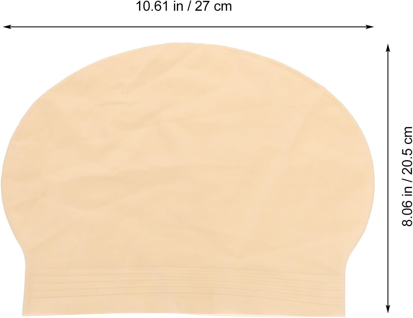 Homoyoyo Latex Bald Cap for Costumes - Nude Wig Costume Accessory - Professional Bald Head Cover for Halloween Makeup Ideal for Adults and Cosplay image number 2