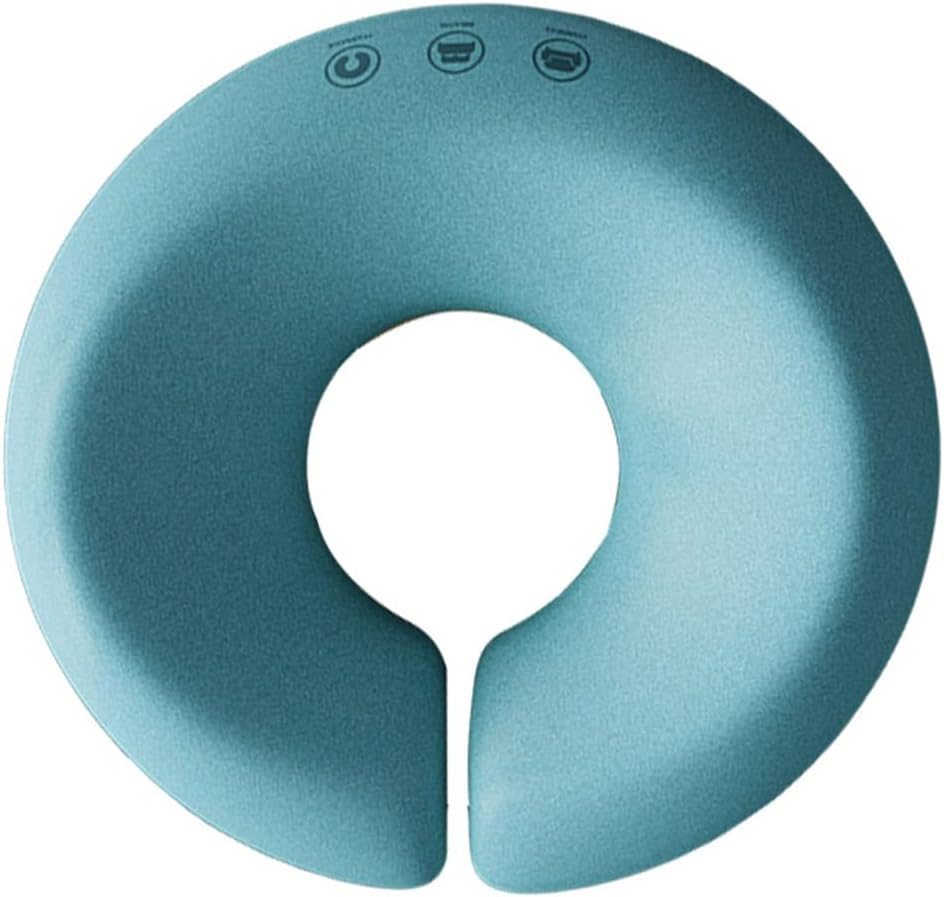 AIMALL Ergonomic Memory Foam Massage Pillow, Anti-Wrinkle Face Cradle Cushion with Enhanced Neck Support for Beauty Sleeps & Stress Relief, 11.3X11.3 Inches