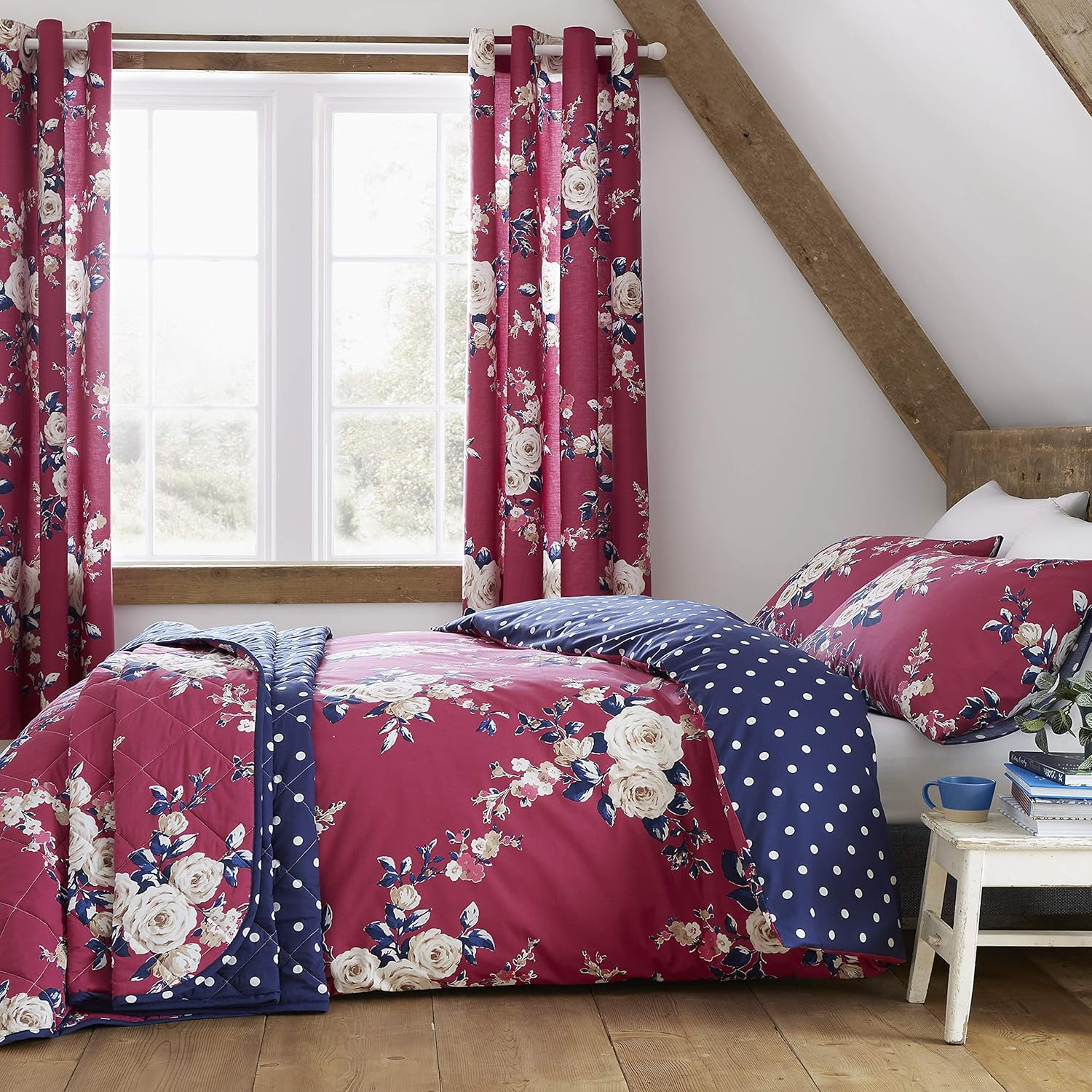 Canterbury Plum Duvet Cover Set 260X240+50X70X2 image number 4