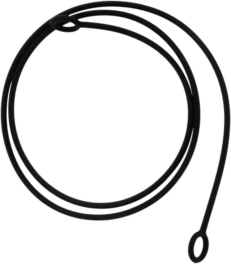 KOCKSHION Ear Plugs Lanyard Cord Detachable Silicone Earbud Replacement Strap Lightweight Small Black for Sports and Travel Use image number 4