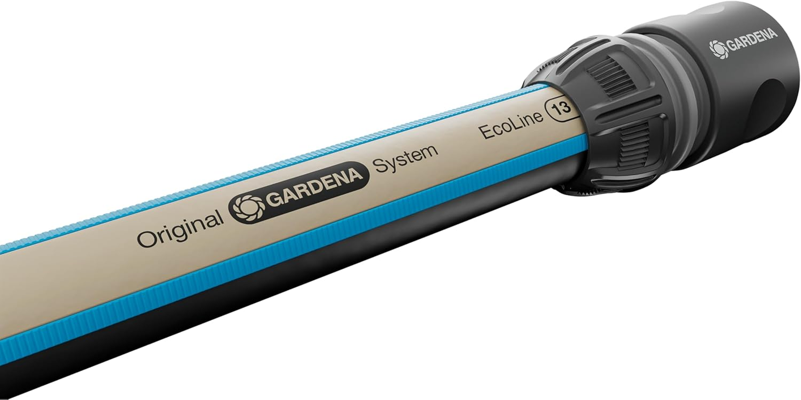 Gardena Ecoline Hose 1/2 Inch, 20 M without System Parts: Sustainable Garden Hose Made from Recycled Plastic, Free of Phthalates and Pollutants, Power Grip, Frost- and Uv-Resistant (18930-20) image number 1