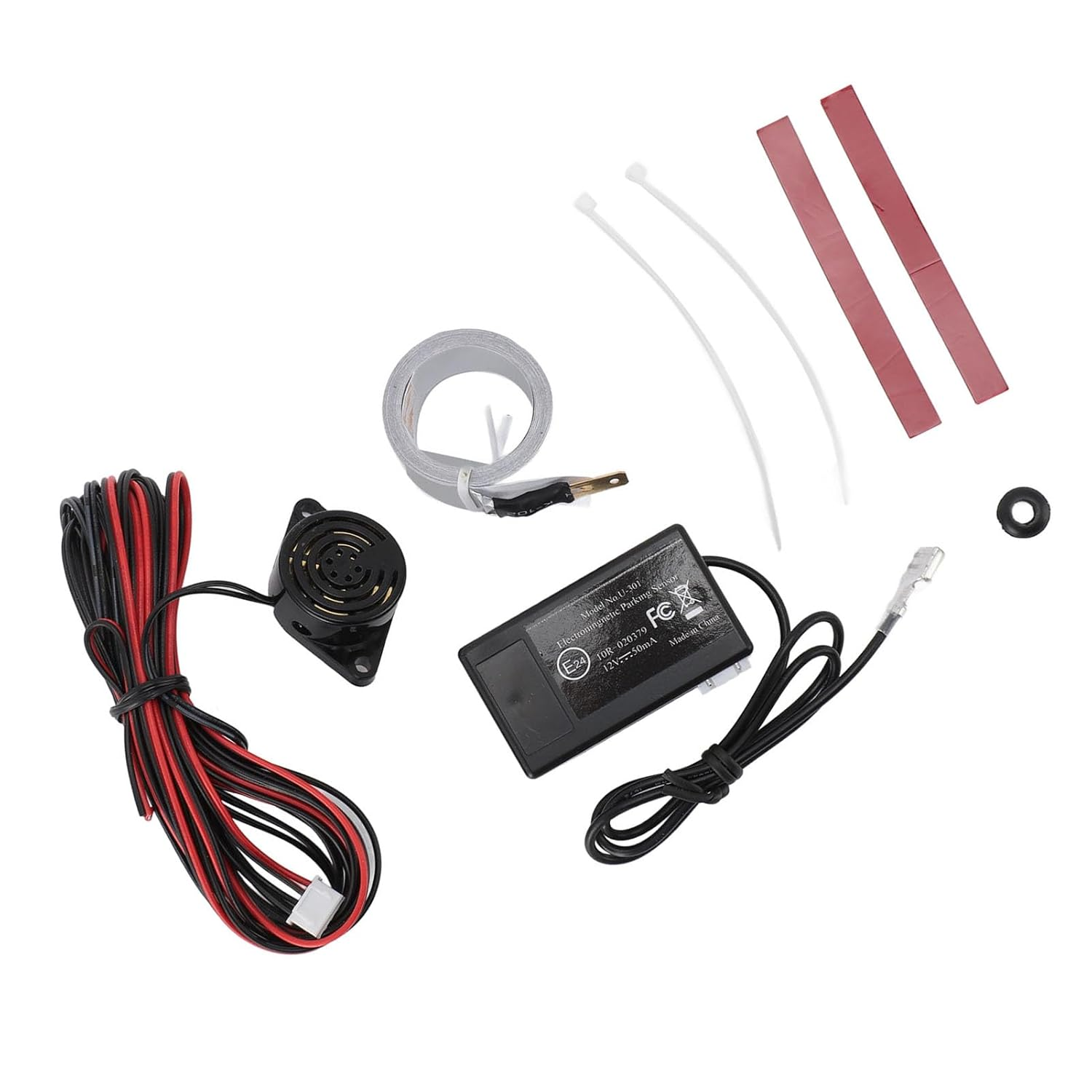 Reverse Backup Parking Sensor Car Electromagnetic Parking Radar System, Vehicle Reverse Backup Radar System Buzzer Alarm Safety Parking Reversing Kit for Car 12V image number 6