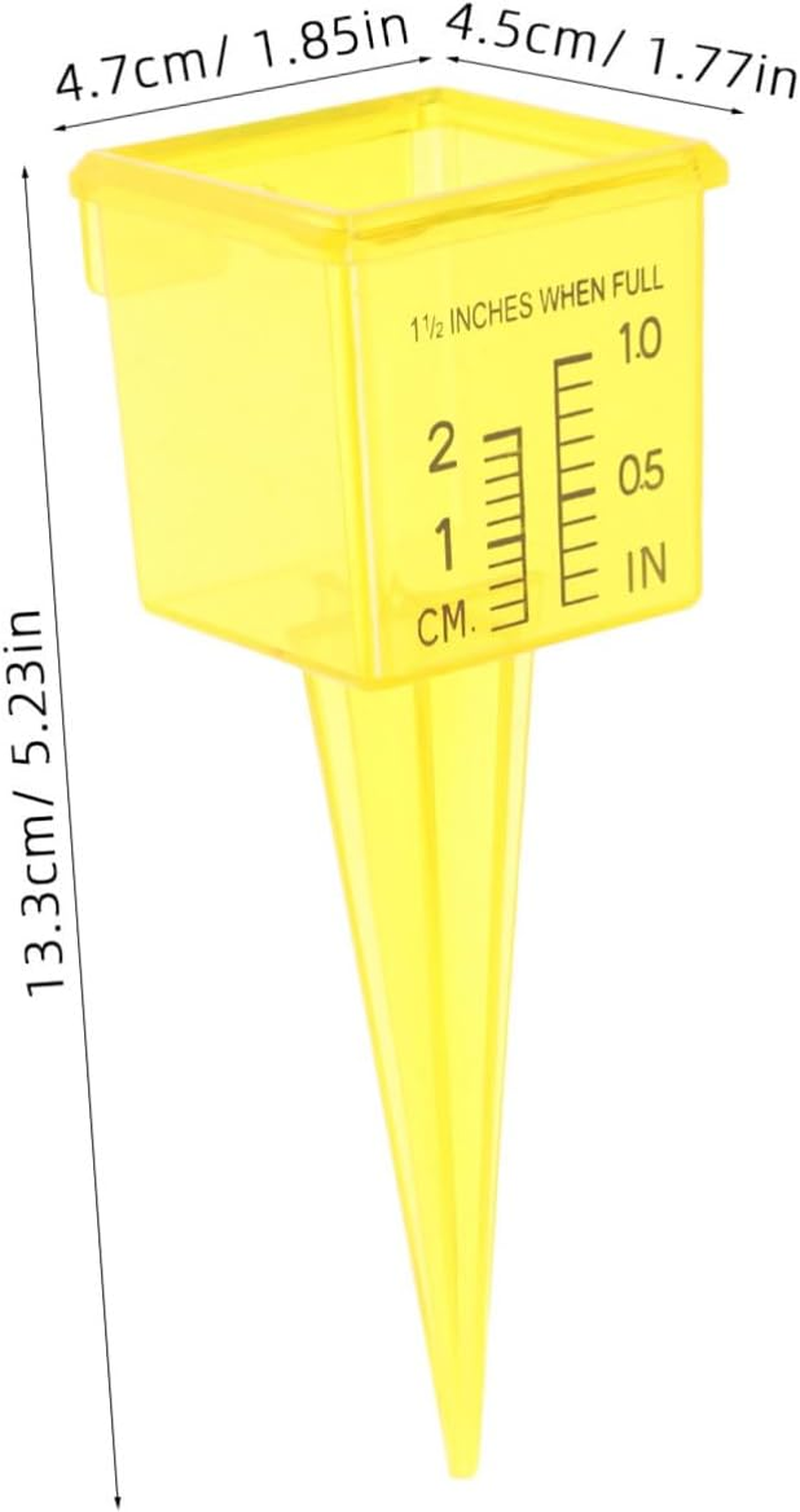 20Pcs Sprinkler Water Gauge Wide Mouth Rainfall Measurement Tool for Garden and Lawn with Dual Scales Easy Soil Installation for Accurate Outdoor Water Monitoring image number 3